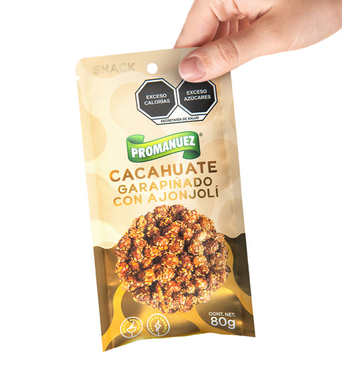 Cacahuate Garapiñado con Ajonjolí