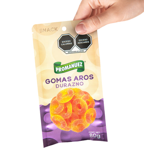 Gomas Aros Durazno