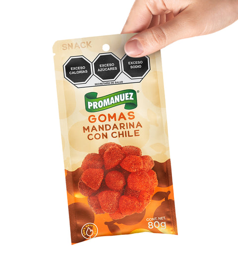 Gomitas Mandarina con Chile