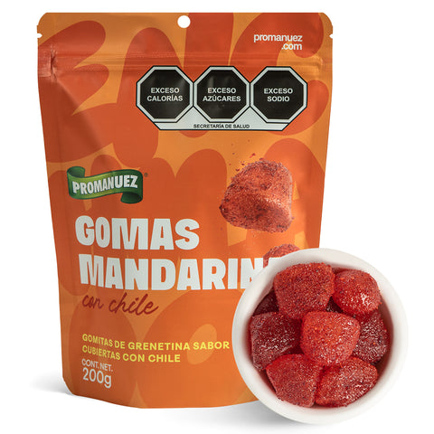 Gomitas Mandarina con Chile