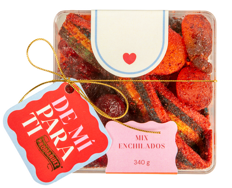 Cubo Gomitas Enchiladas Mix