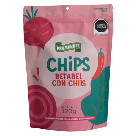 Beetroot Chips with Chili