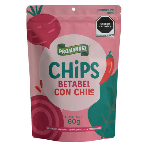 Beetroot Chips with Chili