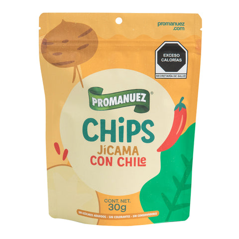 Chips Jícama con Chile