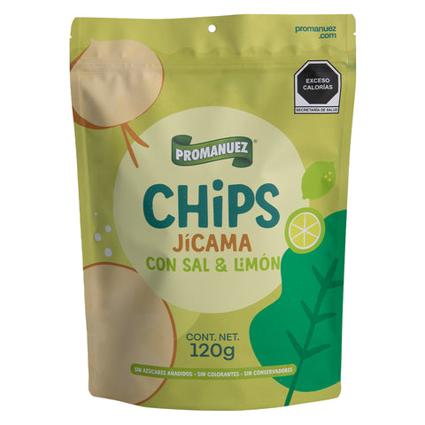 Jicama Chips with Salt and Lime