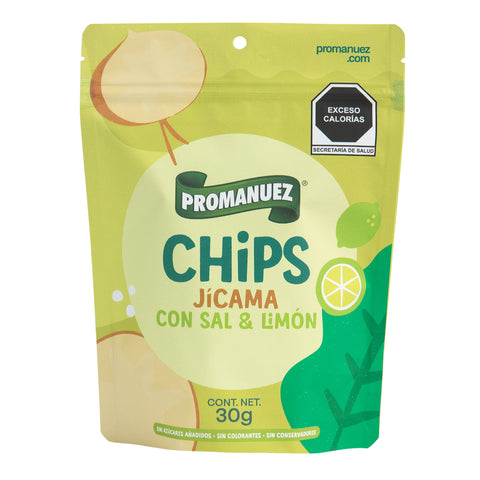 Chips Jícama con Sal y Limón