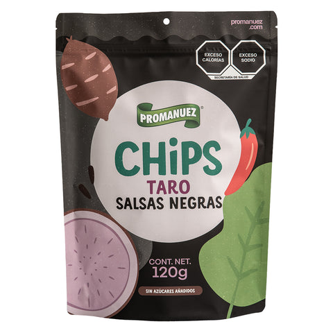 Taro Chips Black Sauces