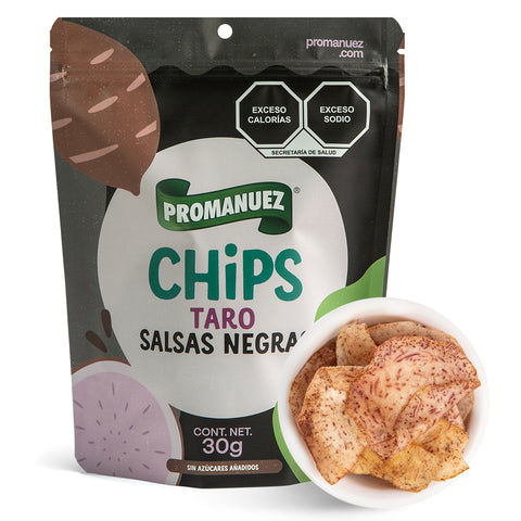 Chips Taro Salsas Negras