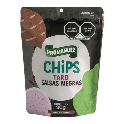 Chips Taro Salsas Negras