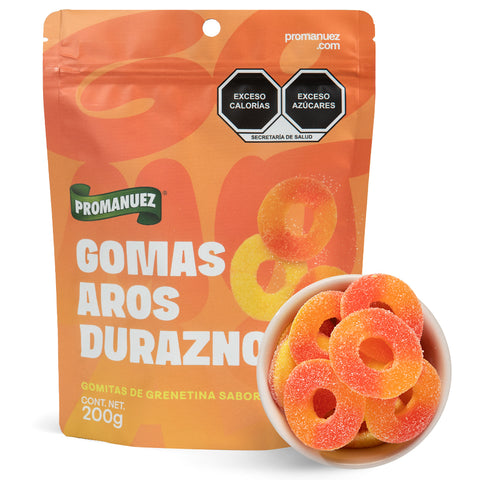 Gomas Aros Durazno