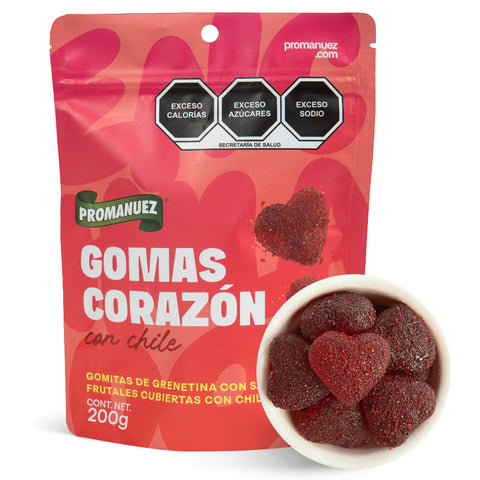 Gomas Corazón con Chile