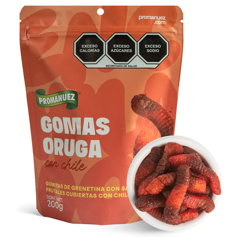 Gomitas Oruga con Chile