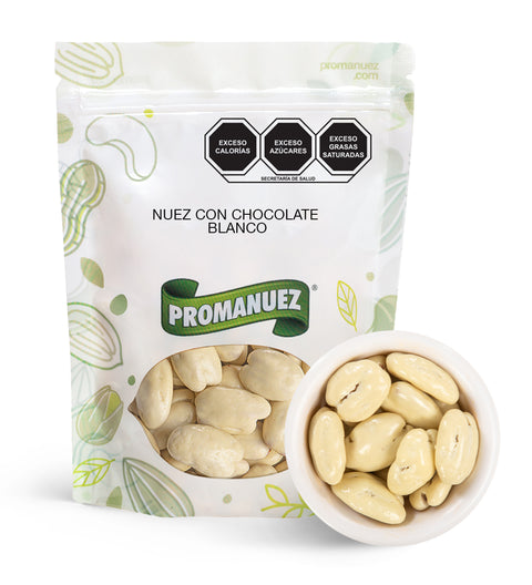 Nuez con Chocolate Blanco