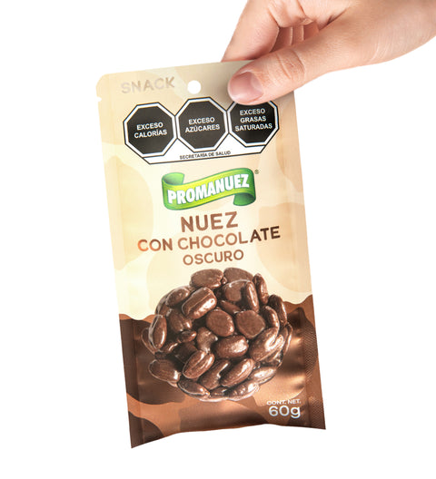 Nuez con Chocolate Oscuro