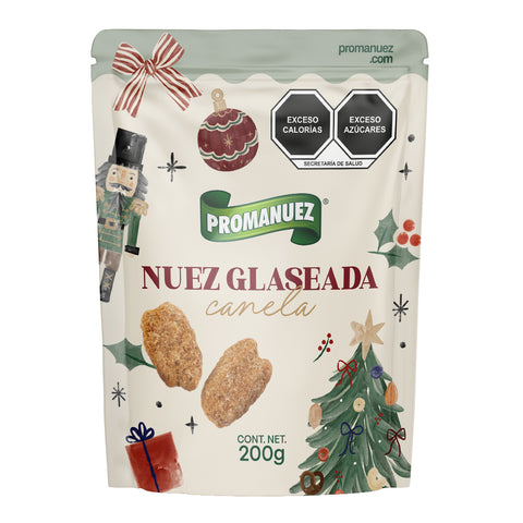 Nuez Glaseada Canela Navideña