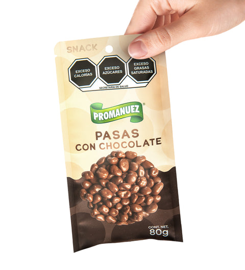 Pasas con Chocolate