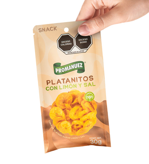 Platanitos Con Limón y Sal