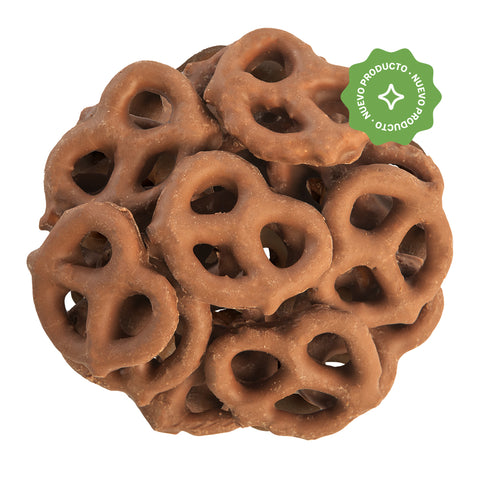 Pretzel con chocolate