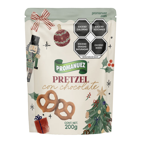 Pretzel con chocolate