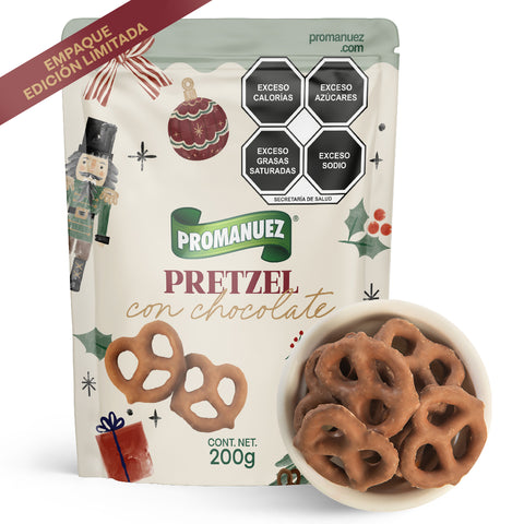 Pretzel con chocolate