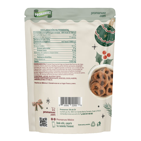 Pretzel con chocolate