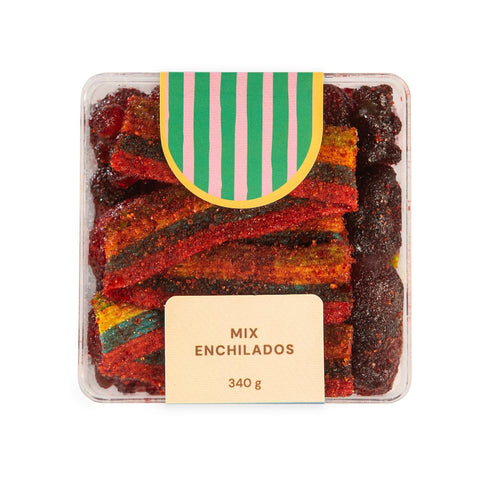 Cubo Gomitas Enchiladas Mix