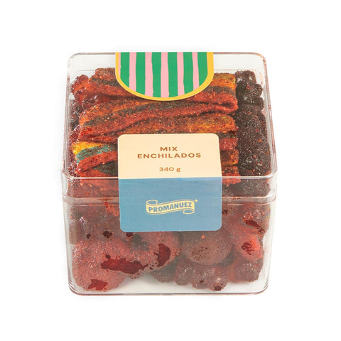 Cubo Gomitas Enchiladas Mix