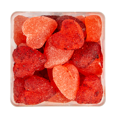 Cubo Gomitas Corazón Mix