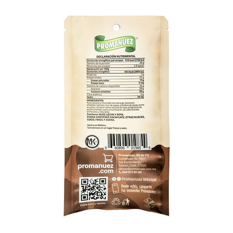 Nuez con Chocolate Oscuro