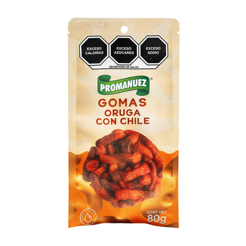 Gomitas Oruga con Chile